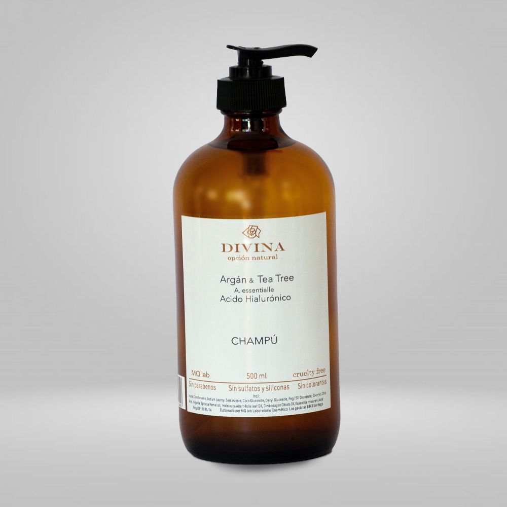 CHAMPU ARGAN & TEA TREE ACIDO HIALURONICO 500 ML